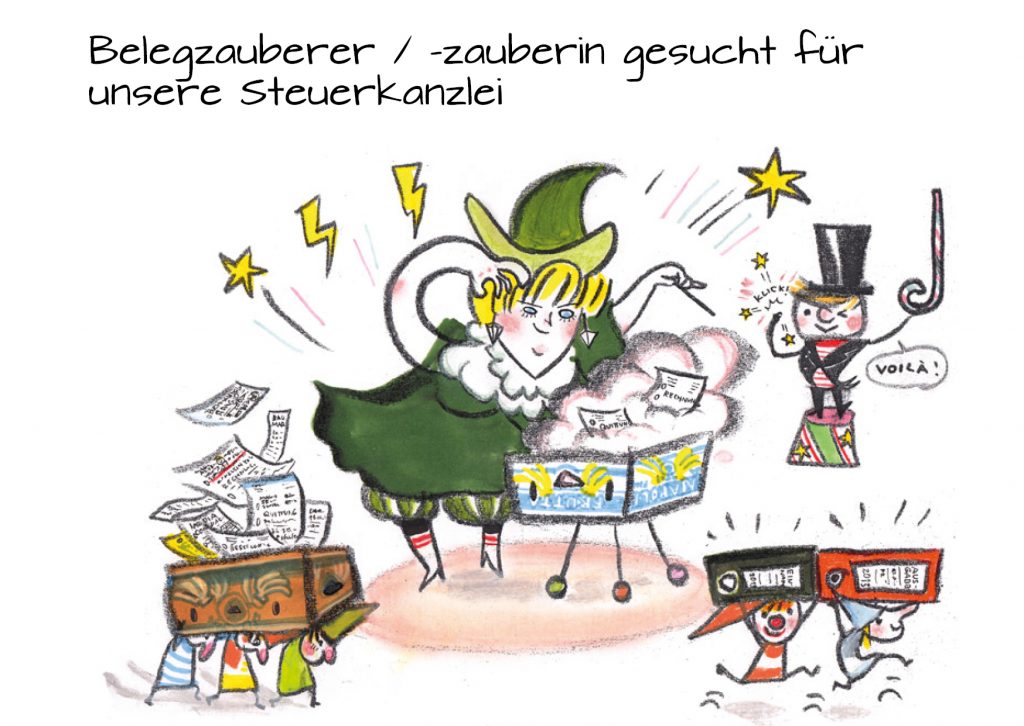 Stellenanzeige Belegzauberer